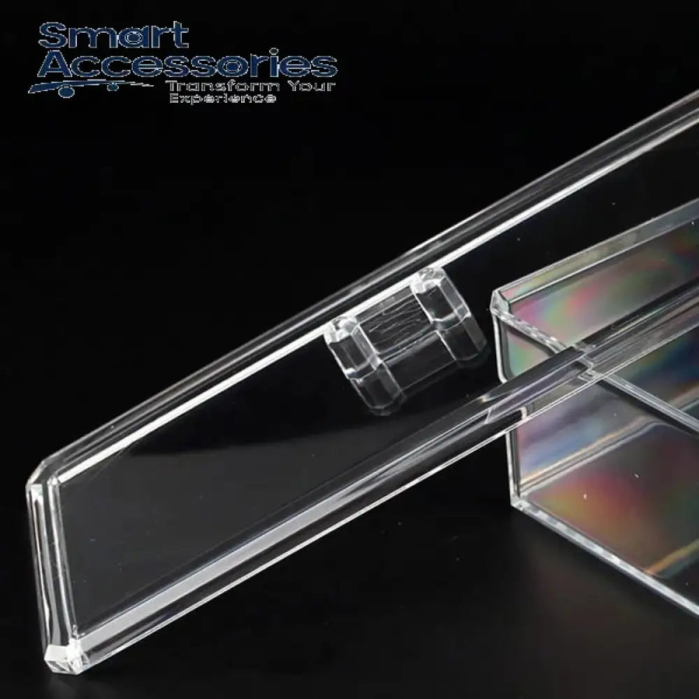 Acrylic Makeup Cosmetic Box Brush Pen Pencil Holder Storage Organizer Container With Cover