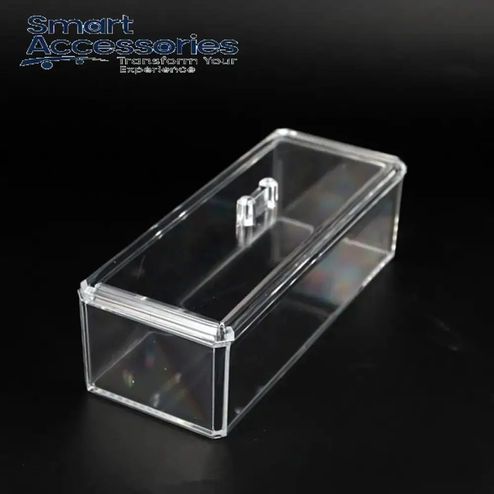 Acrylic Makeup Cosmetic Box Brush Pen Pencil Holder Storage Organizer Container With Cover