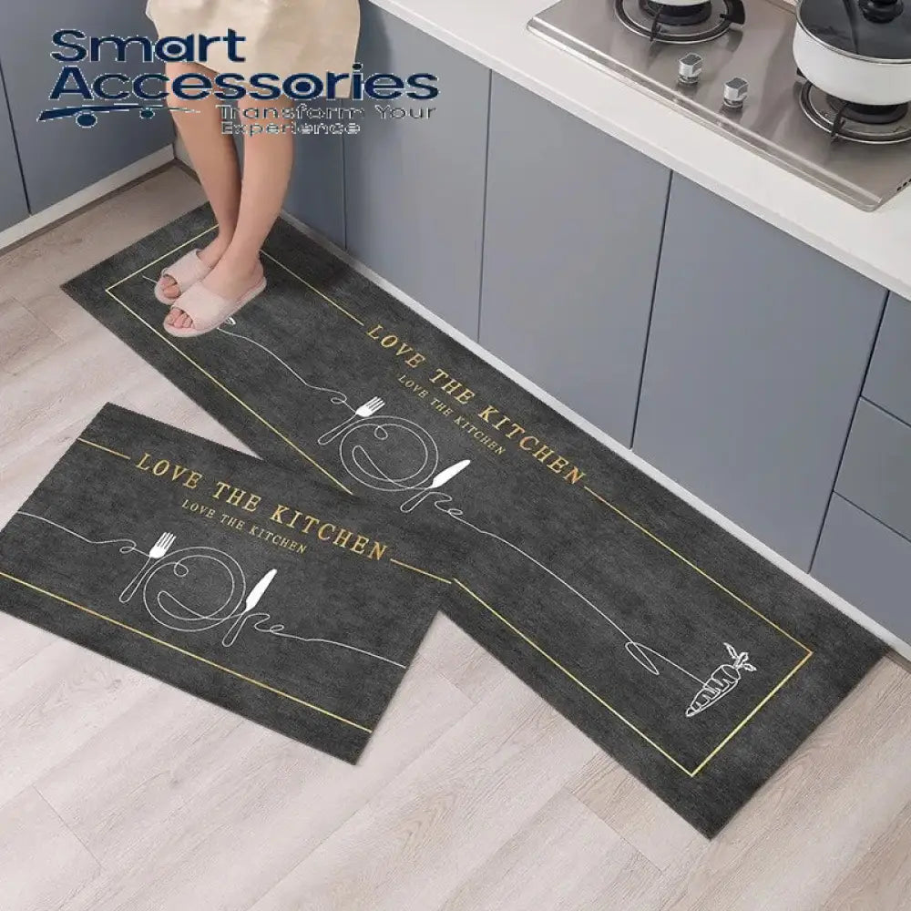 Anti Slip Kitchen Floor Mat Set- Fresh