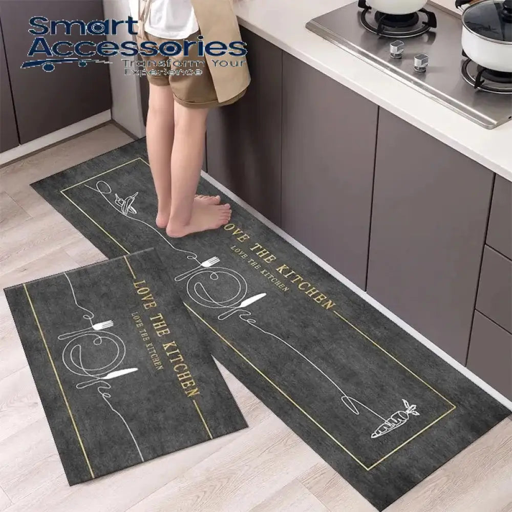 Anti Slip Kitchen Floor Mat Set- Fresh