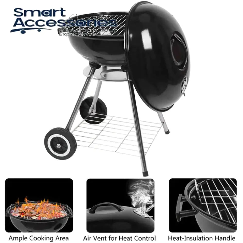 Apple Charcoal Stove Bbq Grill (18 Inch)