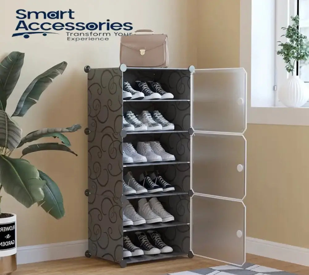 Attachable Cabinet Shoe Rack Household Entrance Foyer Large Capacity Storage