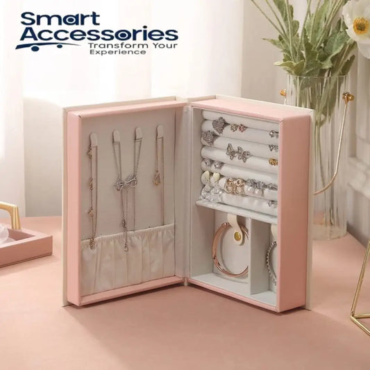 Book Shaped Jewellery Box With Magnetic Lock