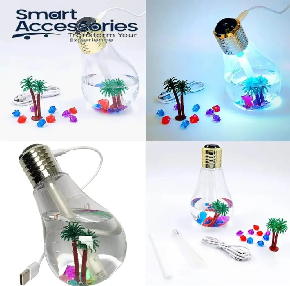 Bulb Humidifier With Colourfull Night Light