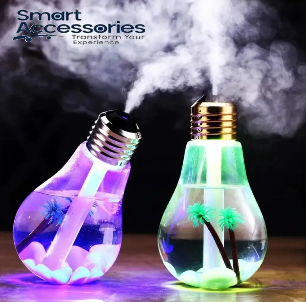 Bulb Humidifier With Colourfull Night Light