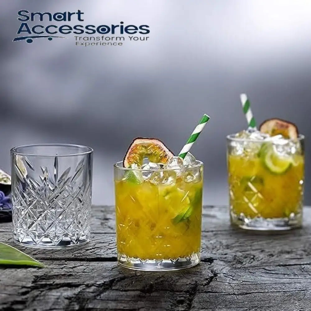 Crystal Glasses Set Of 6 Rocks