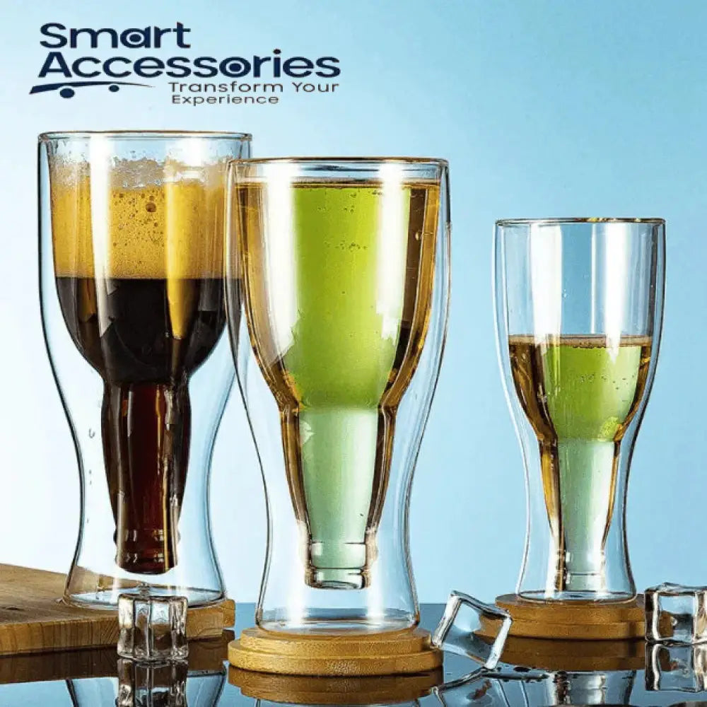 Double Bottom Glass Mug