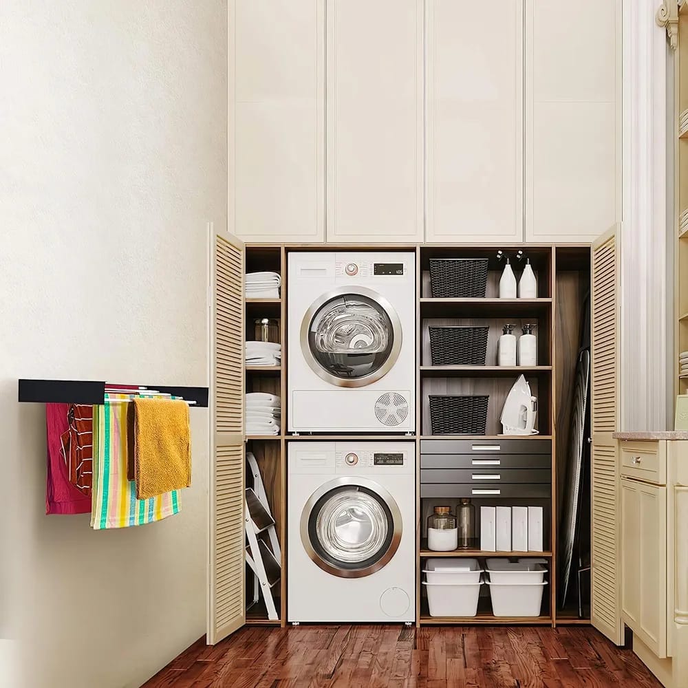 Foldable Cloth Drying Rack – Space-Saving Laundry Stand