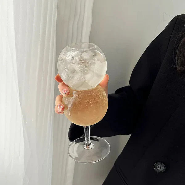 Bubble Ball Cocktail Glass Large