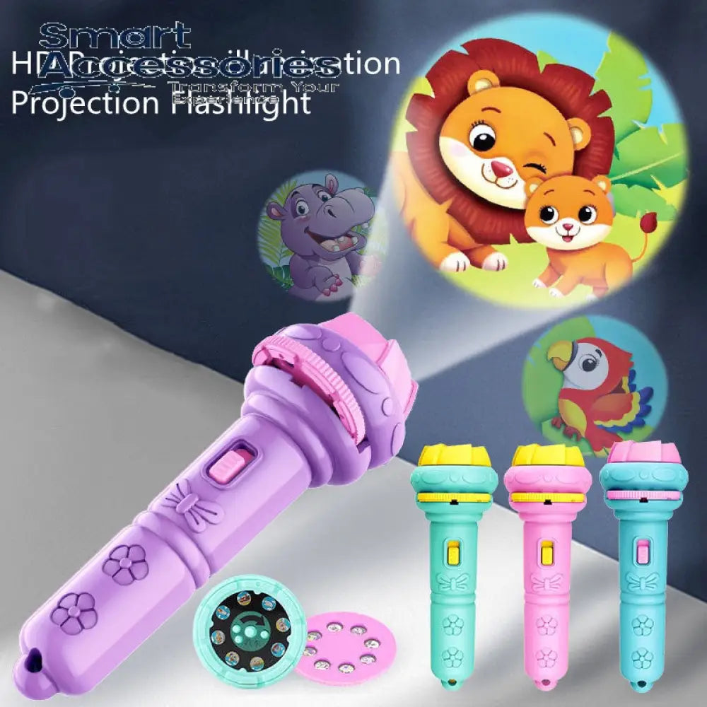 Flashlight Projector Torch Pack Of 2
