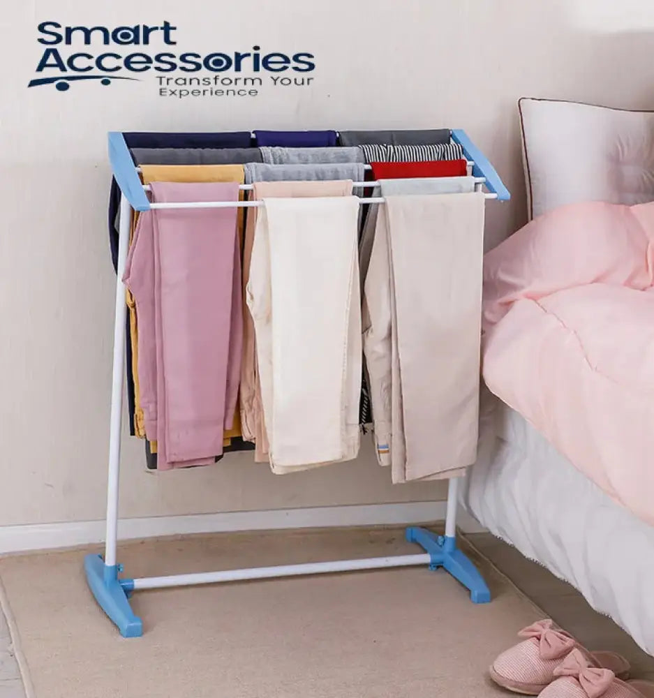 Floor Standing Cloth Drying Rack Holder 2.3 X 2 Foot