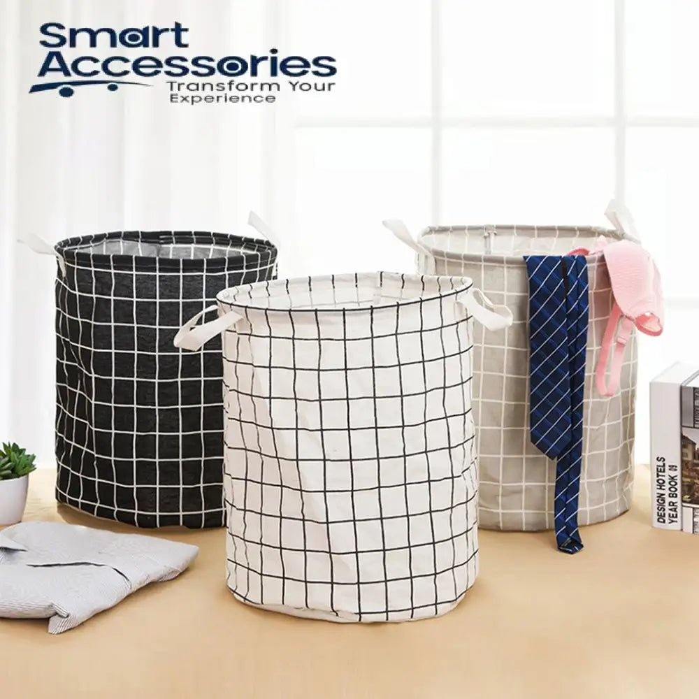 Folding Fabric Laundry Basket