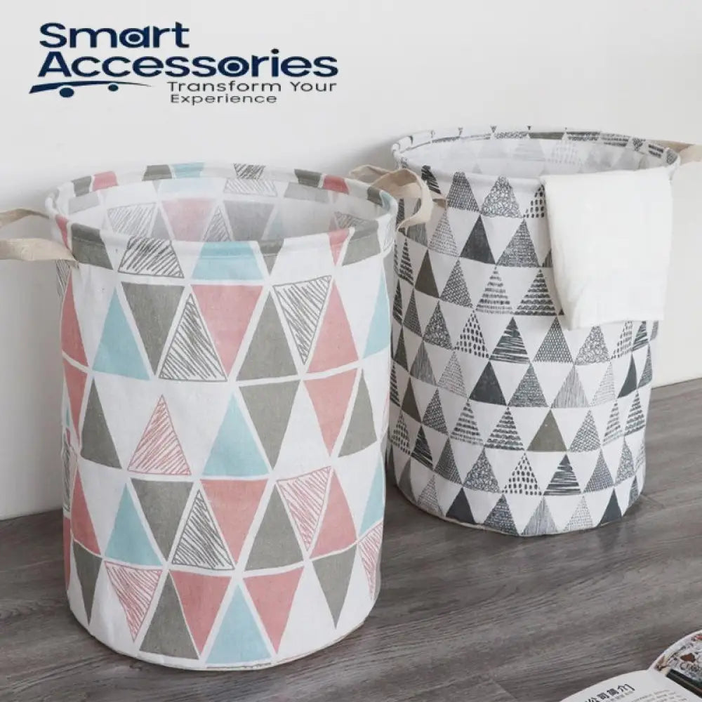 Folding Fabric Laundry Basket