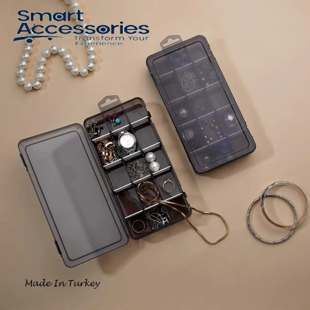 Jewelry Organizer Box 15 Compartment