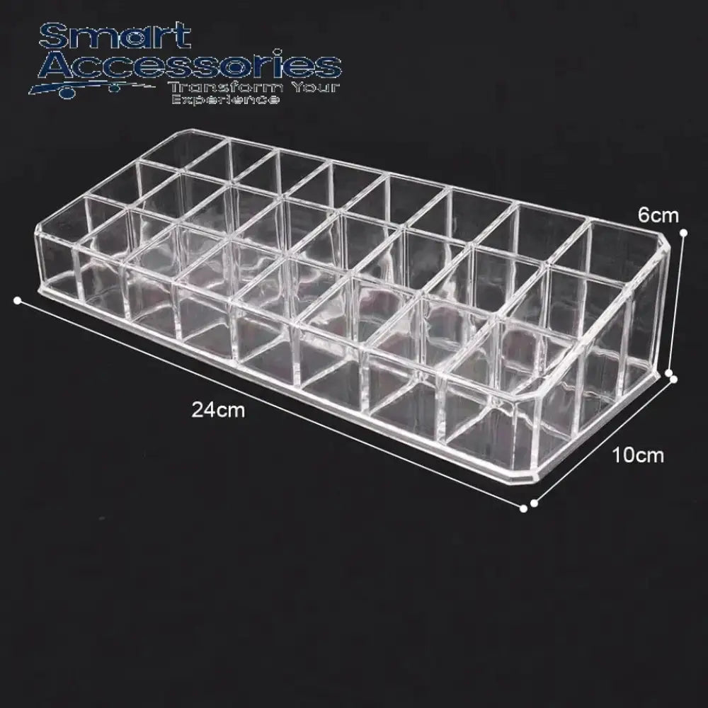 Large-Capacity Lipstick Storage Box Transparent Desktop