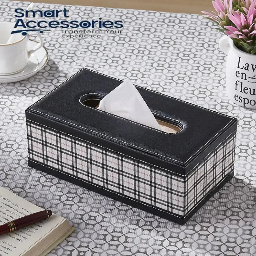 Leather Tissue Box Burberry