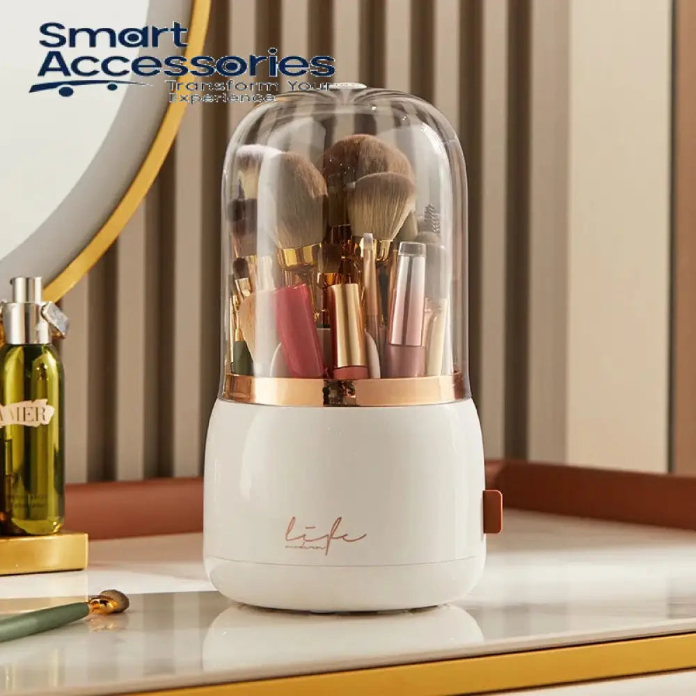 Luxury Rotating Makeup Brush Organiser