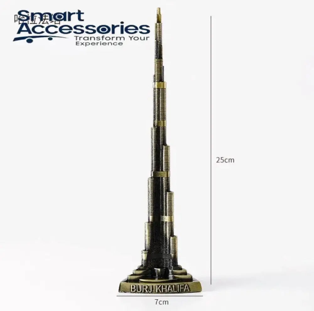 Metal Burj Khalifa Model