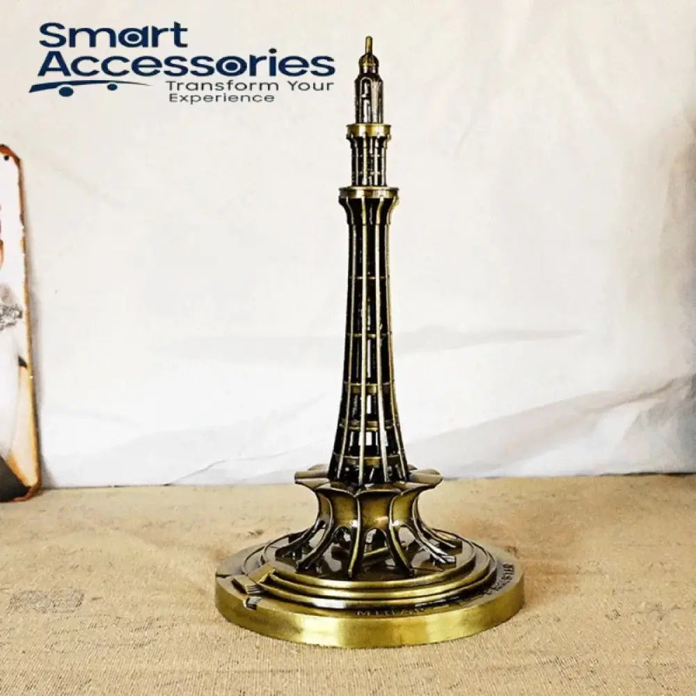 Metal Crafts Bronze Minar E Pakistan Model Gifts Office Home Ornaments Architectural Sculpture