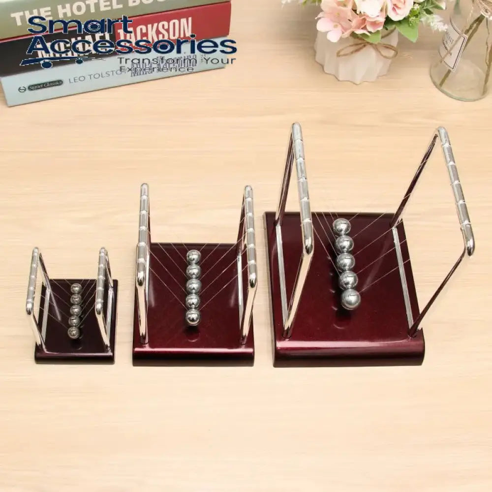 Metal Pendulum Balance Ball Small Size Physics Science Accessory Desk Table Decor Game Newtons