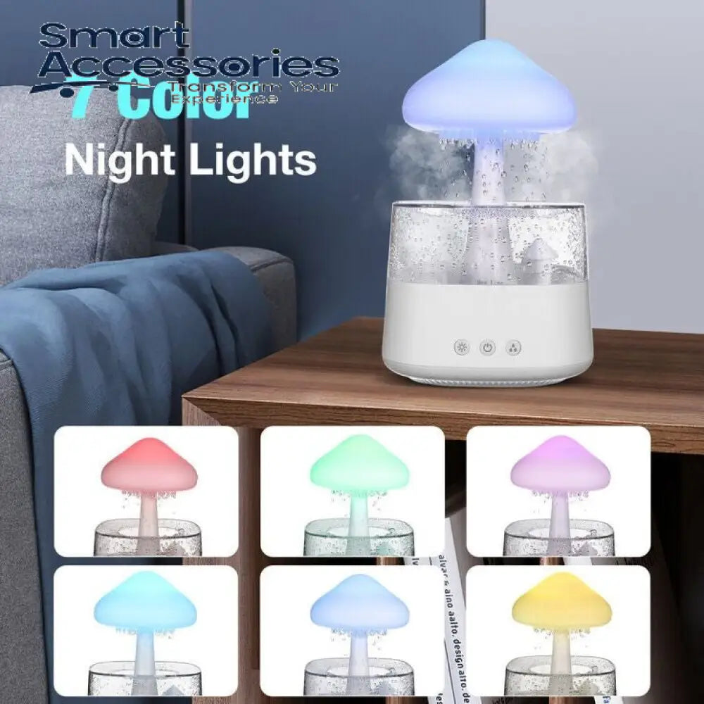 Mushroom Rain Cloud Humidifier