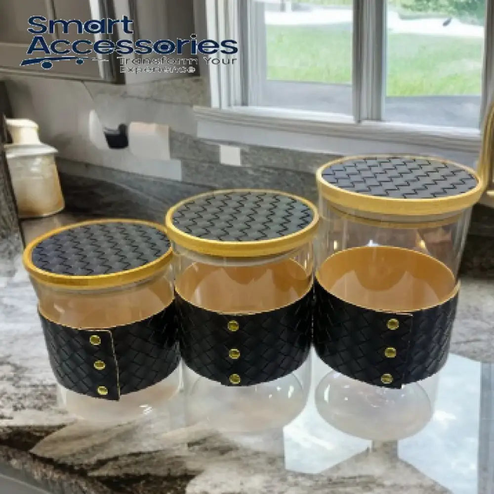 New Luxury Leather Belt Jars