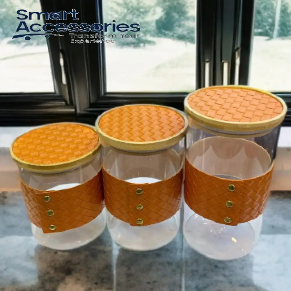 New Luxury Leather Belt Jars
