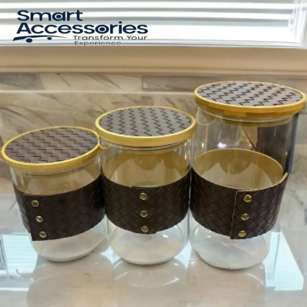 New Luxury Leather Belt Jars