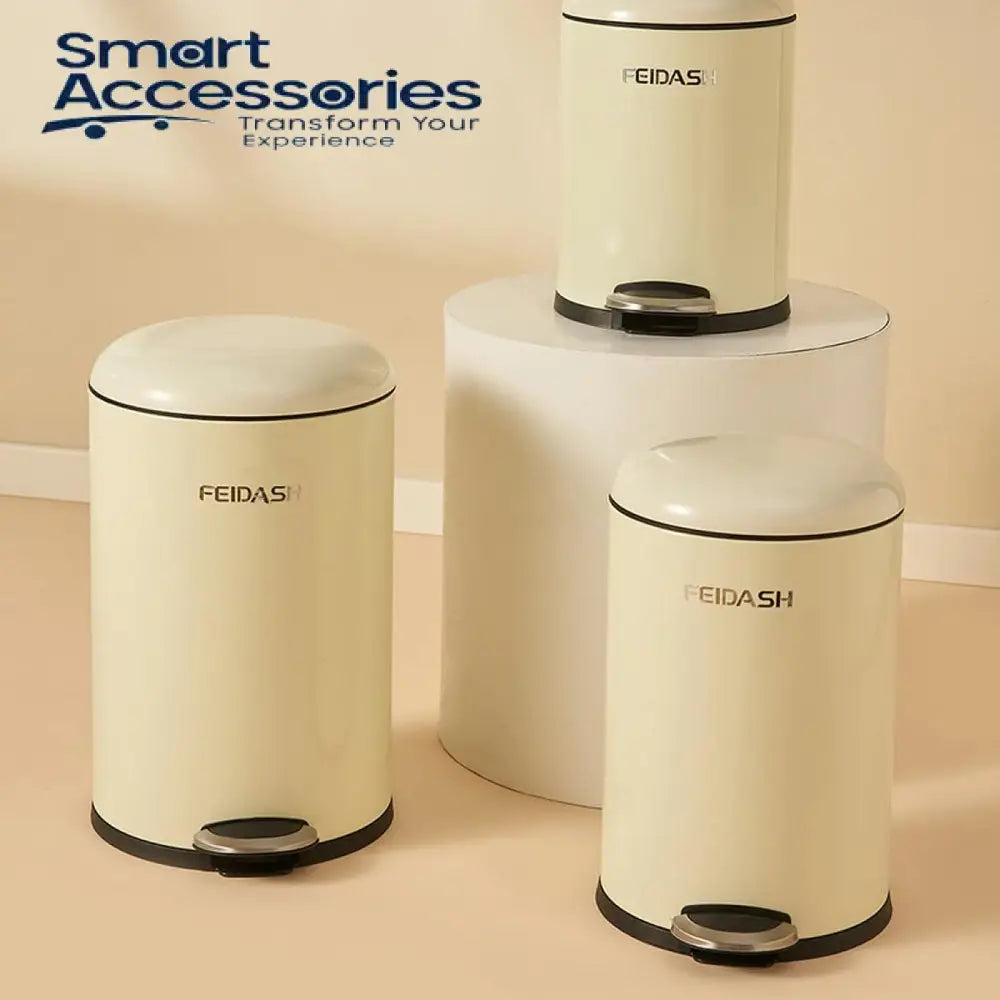 New Luxury Trash Can With Foot Pedal & Lid
