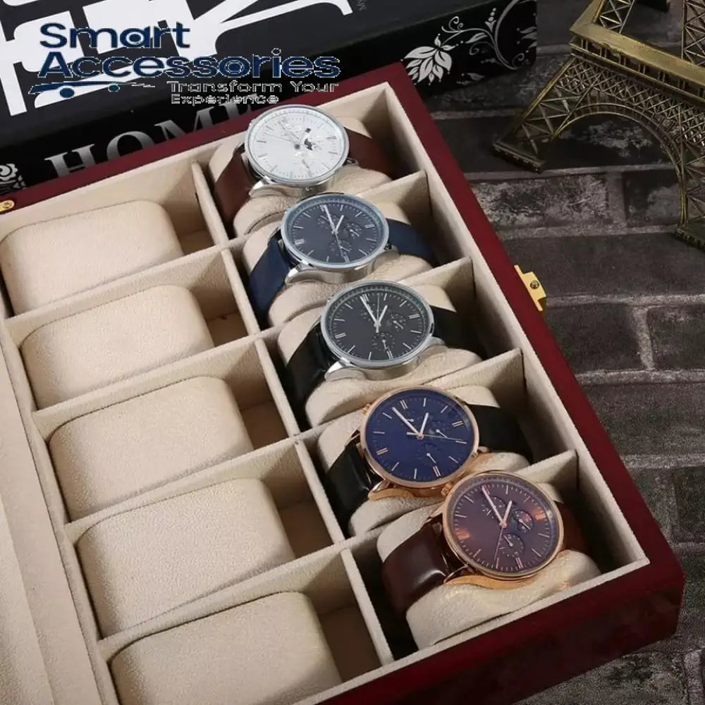 New Luxury Wooden Watch Box (Premium Quality)