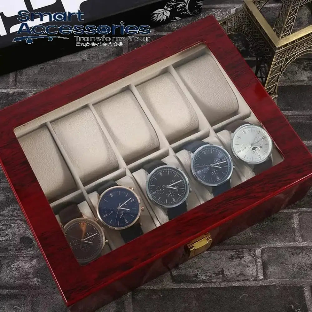 New Luxury Wooden Watch Box (Premium Quality)