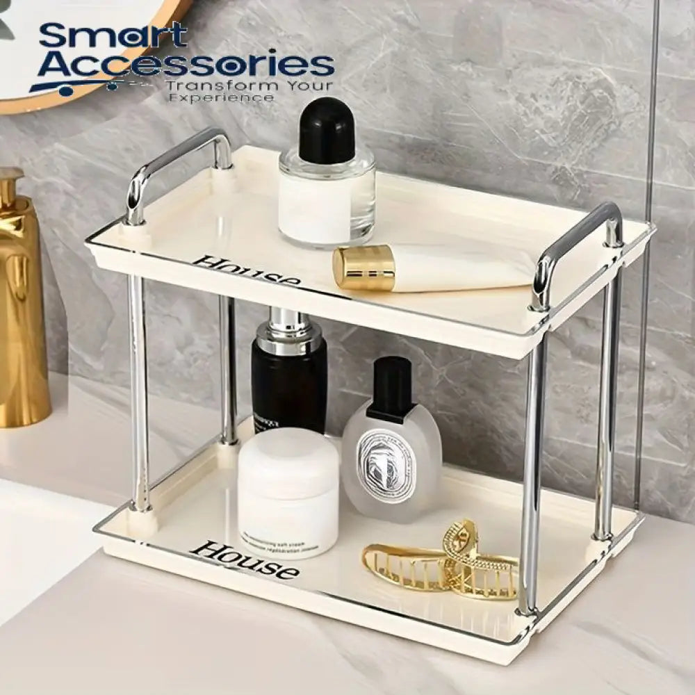 Nordic 2 Layer Luxury Cosmetics Organizer