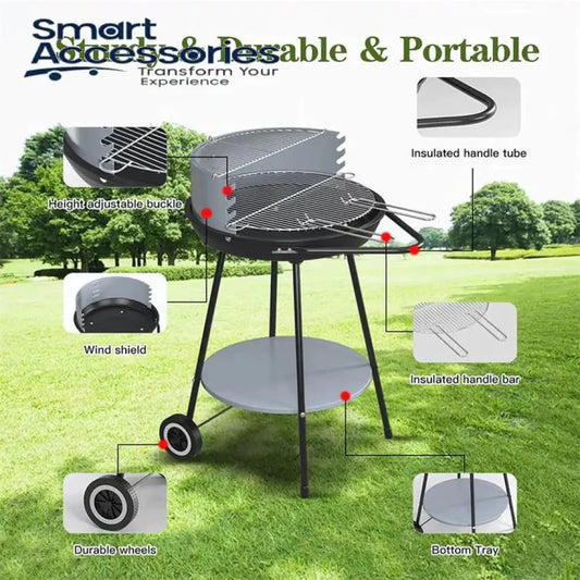Open Grill Round Bbq Plate