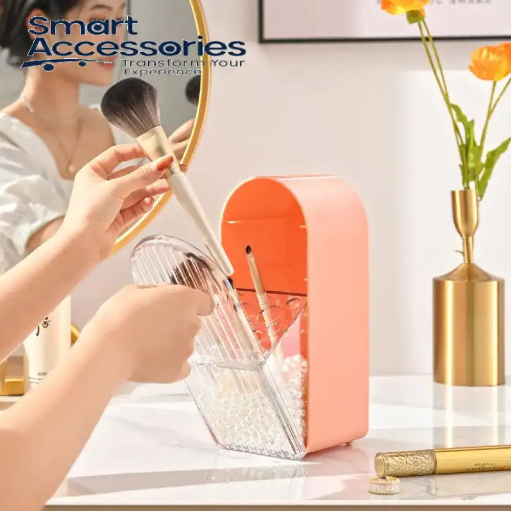 Parada Lipstick Holder Stackable Desk Cosmetics Storage Box Seal Makeup Brush Organizer