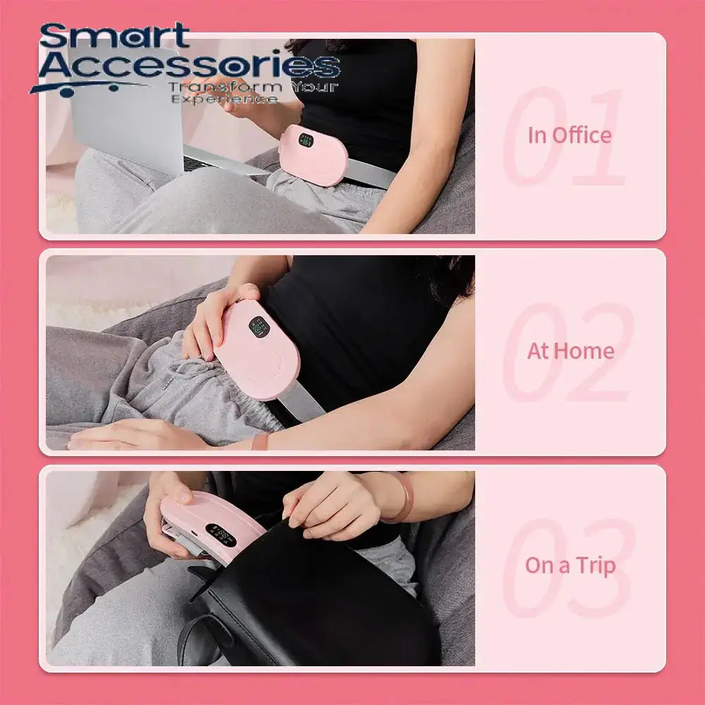 Portable Cramp Massage Heating Belt