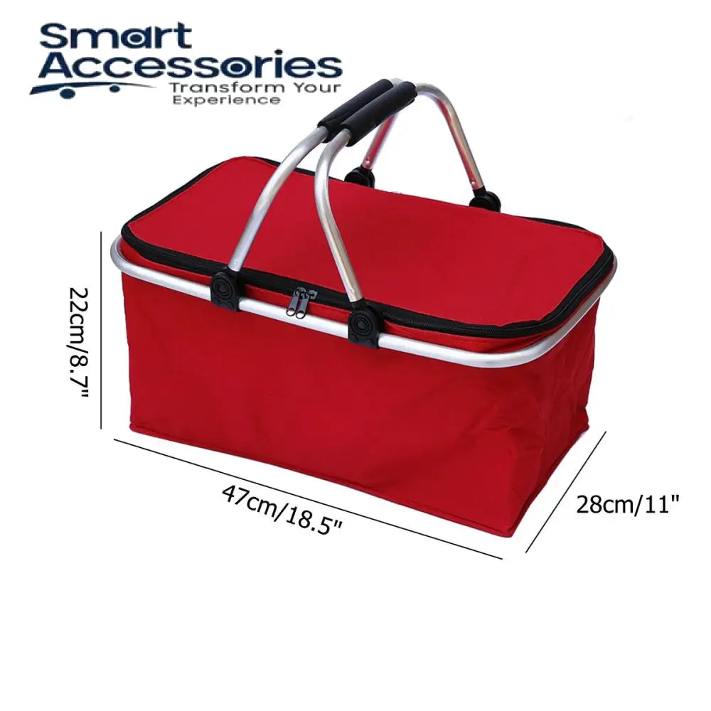 Portable Outdoor Picnic Storage Basket 30L Home Accessories