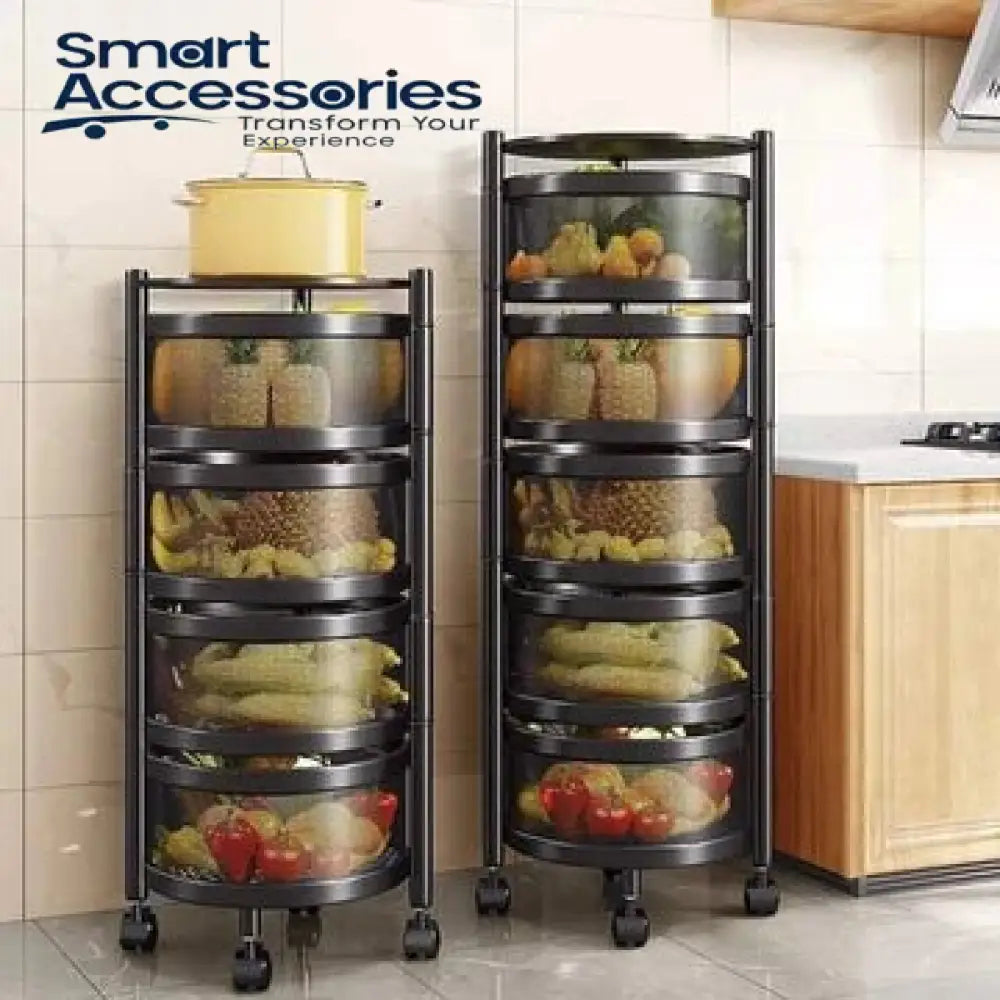 Premium Round Metal Trolley