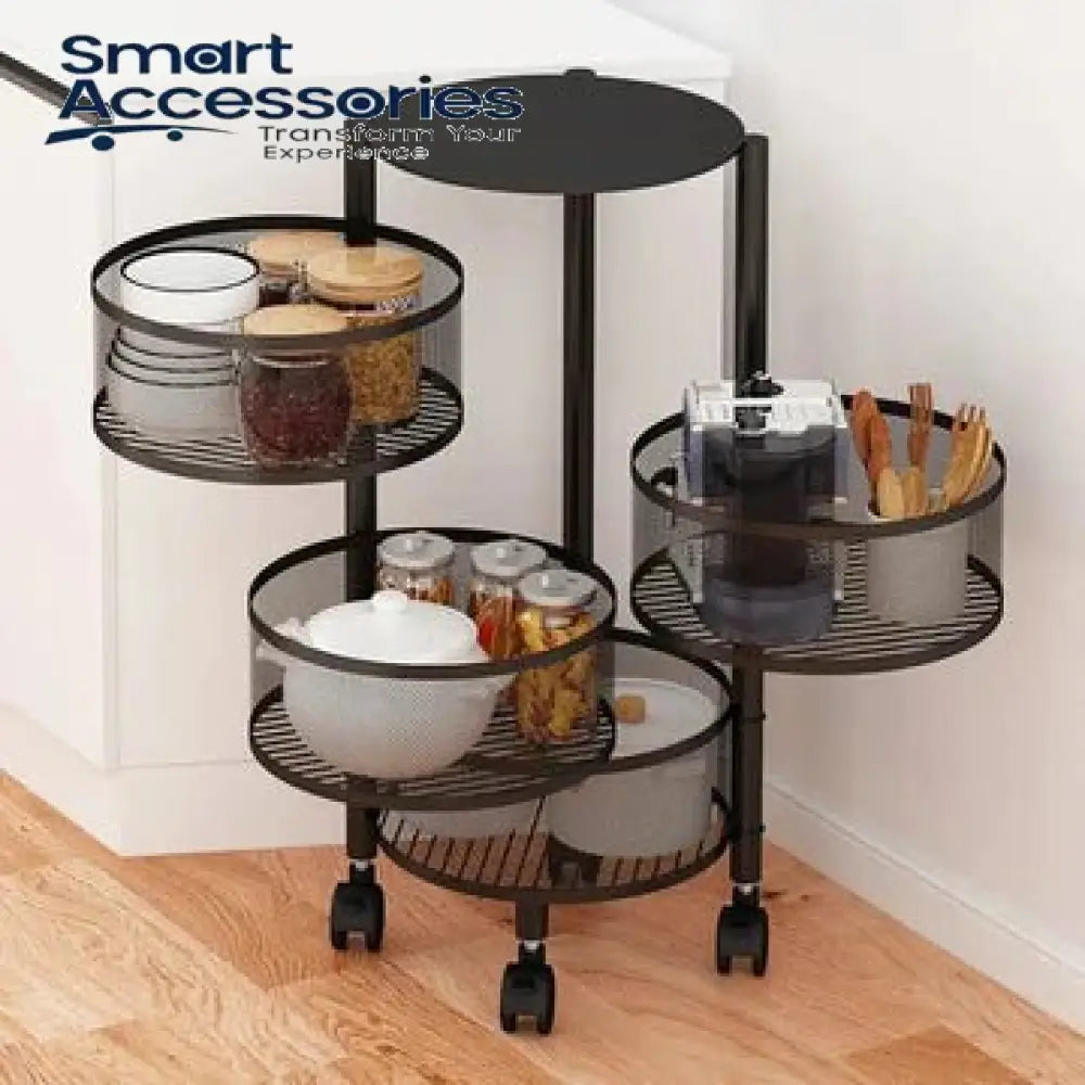 Premium Round Metal Trolley