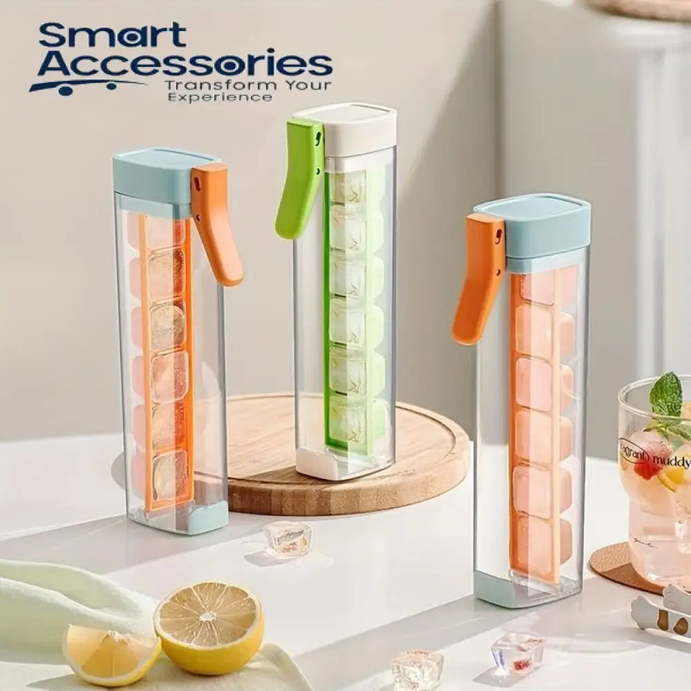 Reusable One Hand Slim Ice Cube Tray
