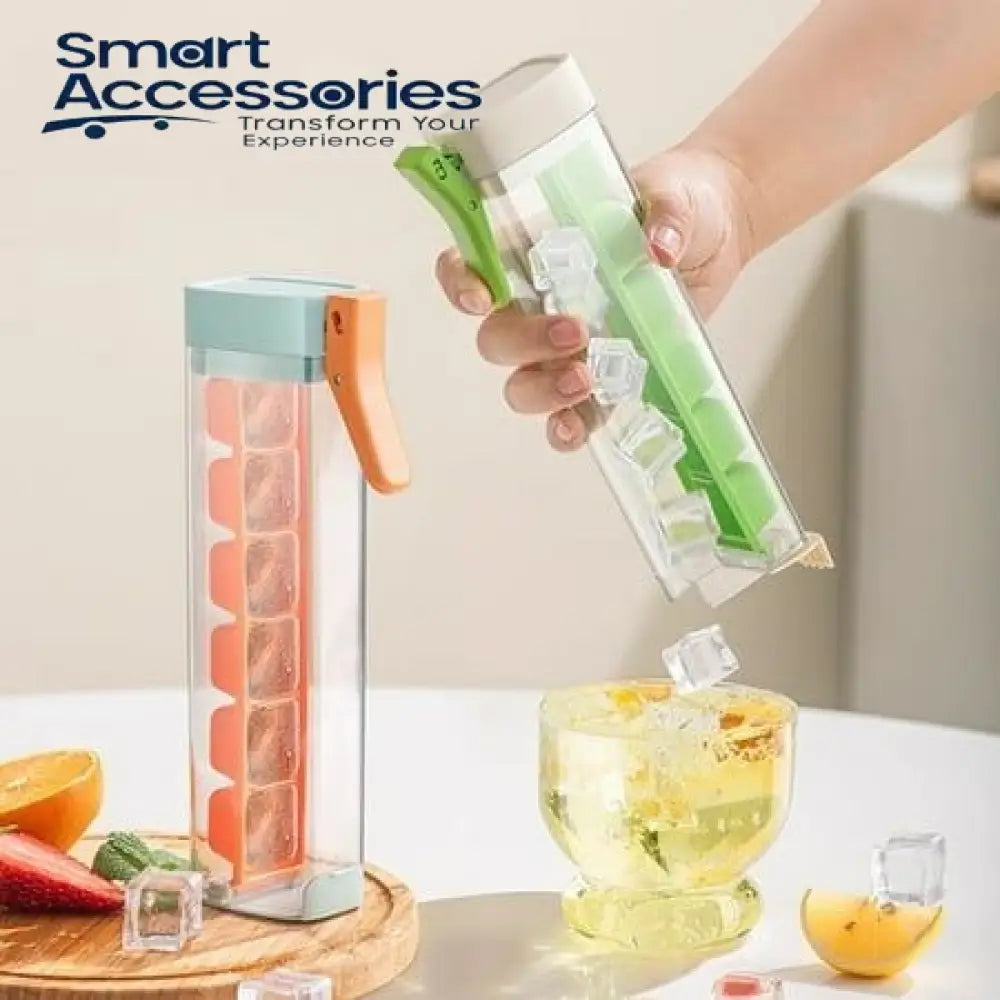 Reusable One Hand Slim Ice Cube Tray
