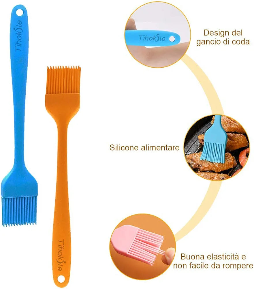 Silicone Cooking & Grilling Oil Brush