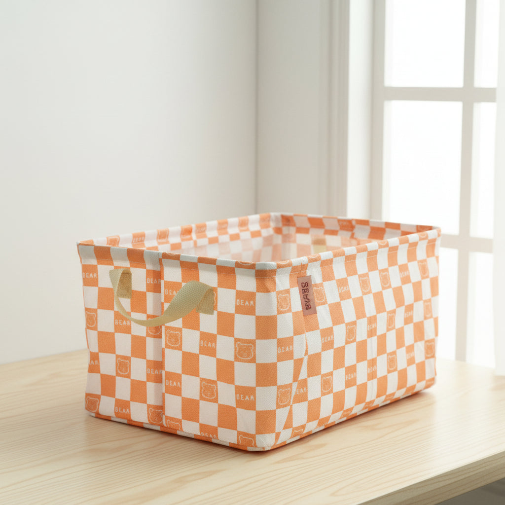 Foldable Wardrobe Organizer, Steel Frame Storage Box
