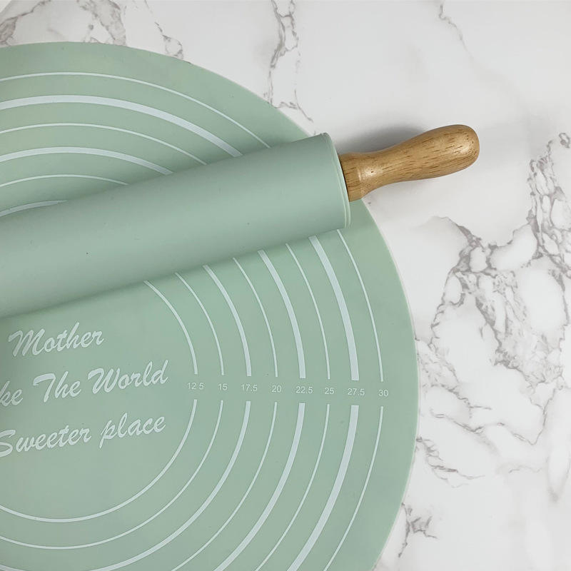 Round Non-stick Silicone Dough Mat