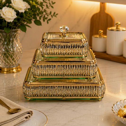 Elegant Goldluxa 3-Pieces Multipurpose Set