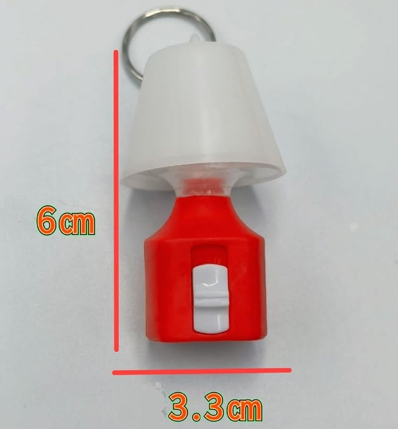 Set Of 3 Mini LED Lamp Keychain