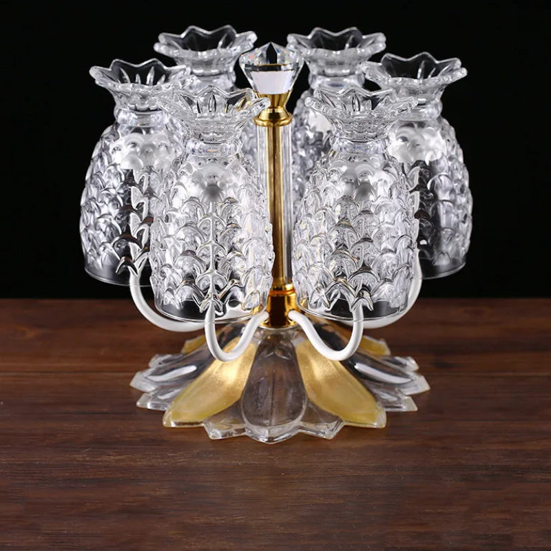 Luxurious Premium Quality Glass And Cup Holder