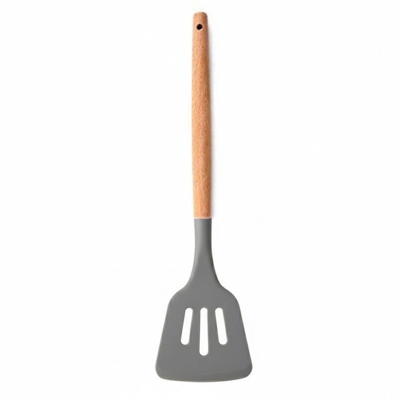 Silicone Head Turner With Wooden Handle
