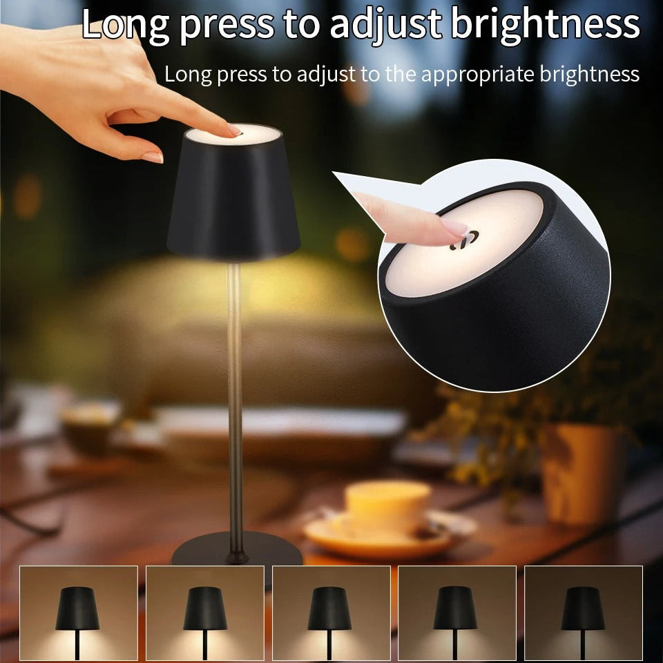 3 Colors Mode Rechargeable LED Table Lamp Touch Switch