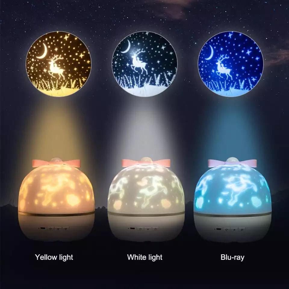 Rotatable Projector Night Lamp (3 Modes)