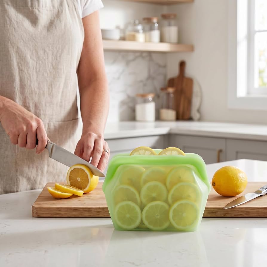 Reusable Silicone Food Storage Bag – Airtight & Leak-Resistant